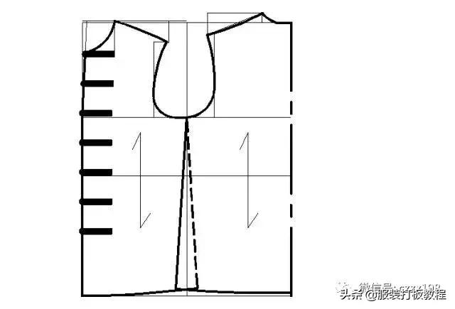 中式男装长袖裁剪与制作,零基础中式服装裁剪教程大全