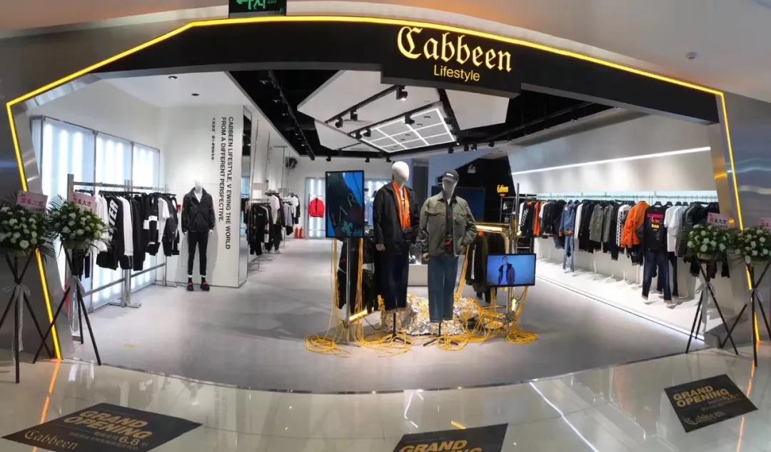 卡宾中国风男装,卡宾男装店铺装修风格