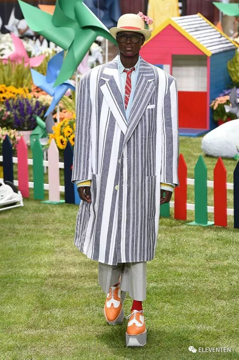 thombrowne2018男装,ThomBrowne2018春夏男装闭场造型