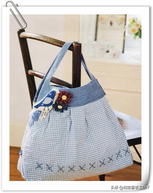 布艺手工：20款简单的拼布包，都能自己做，附4款裁剪图
