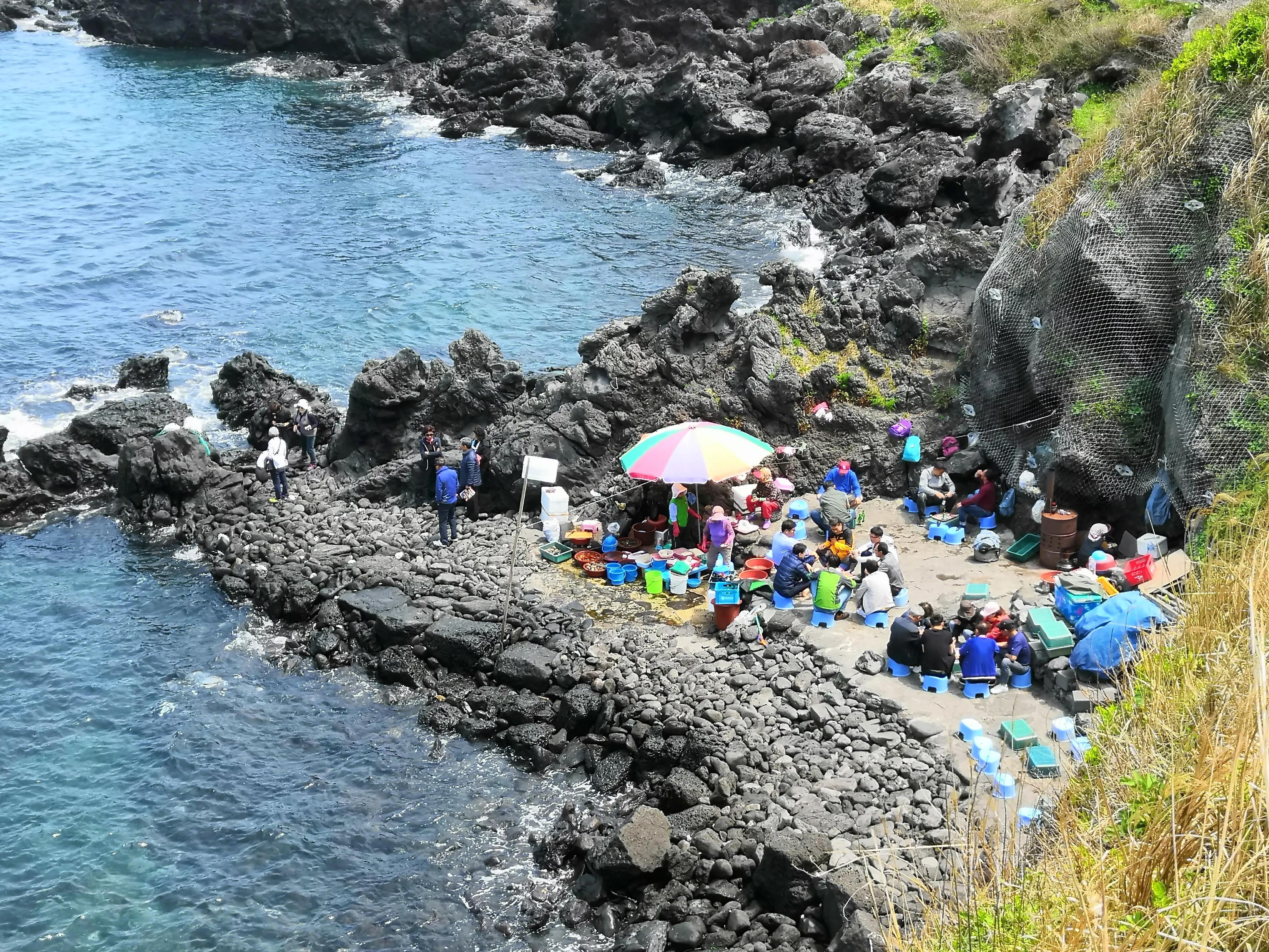 心血来潮去爬山,想去济州岛看海