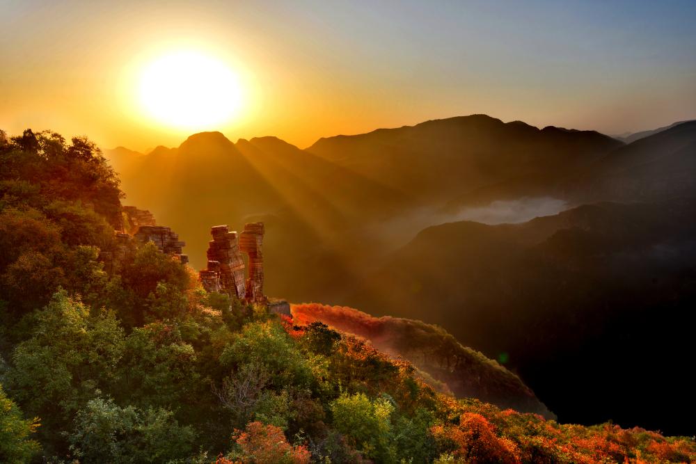 新安县黛眉山景区,黛眉山景区传说