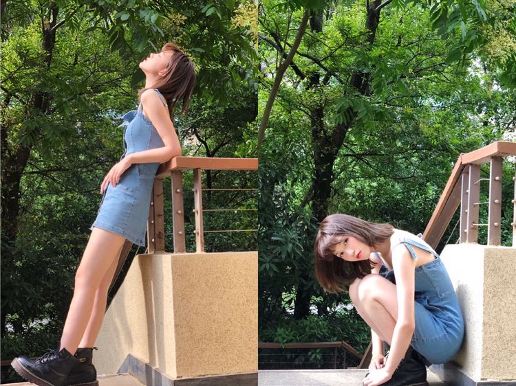 蓝色系的裙,蓝色系夏日裙子