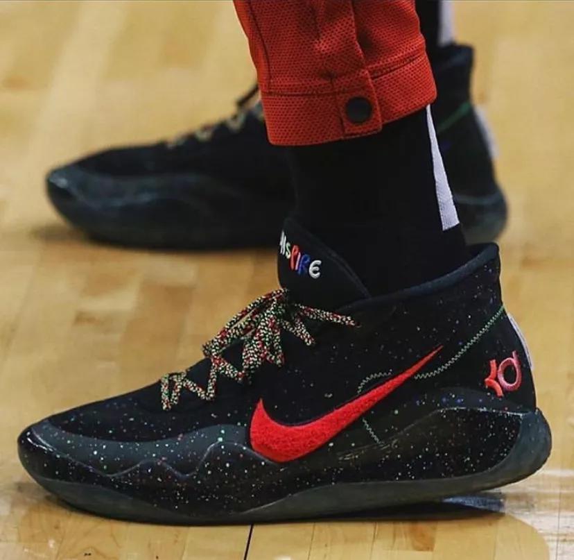 盘点nba球星上脚球鞋杜兰特篇,nba球员上脚的球鞋欧文