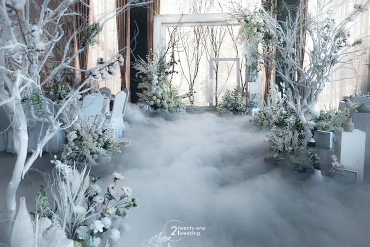 干净通透的婚礼照片,法式婚礼主题推荐简约