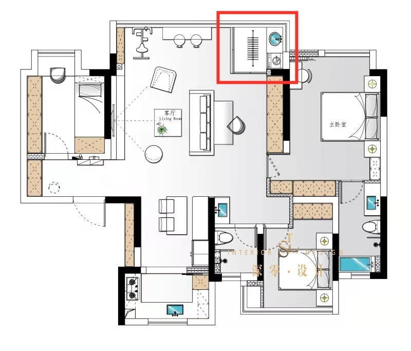 只有一个阳台又如何，学他晾衣杆装窗帘盒里，分分钟拯救室内颜值