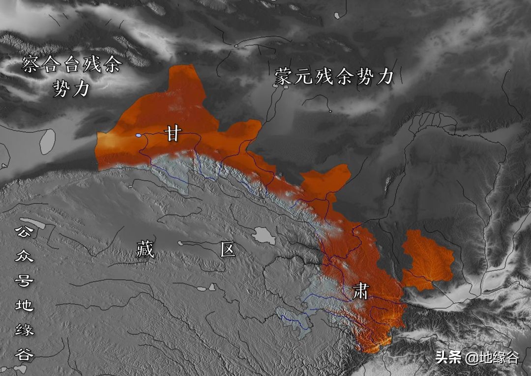 明朝为什么要放弃大片领土,明朝灭亡和甘肃的关系