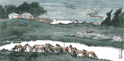 姚治华山水画,姚治华的国画欣赏