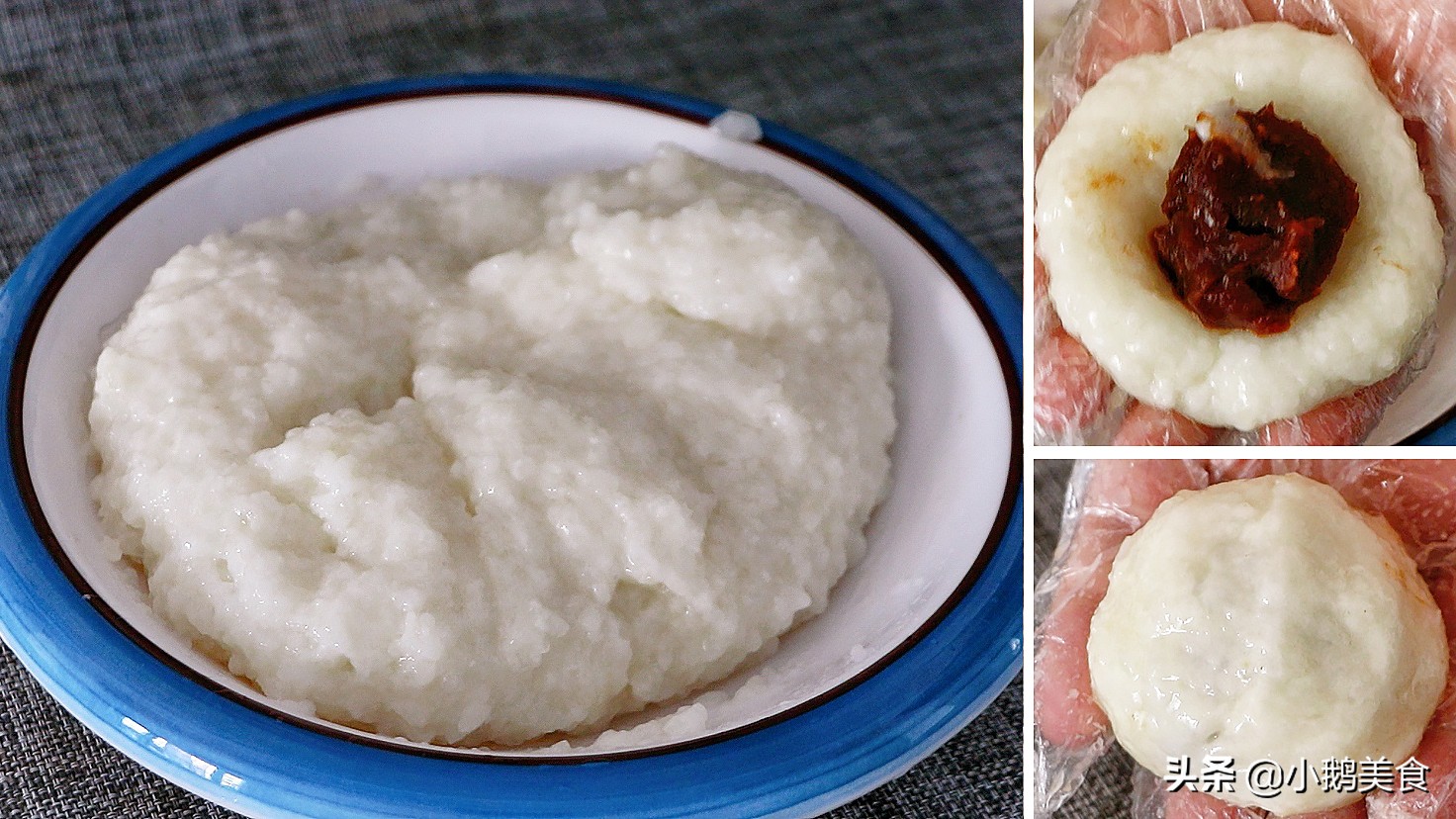 糯米别再包粽子了教你做糯米切糕,糯米别包粽子了加了3个鸡蛋