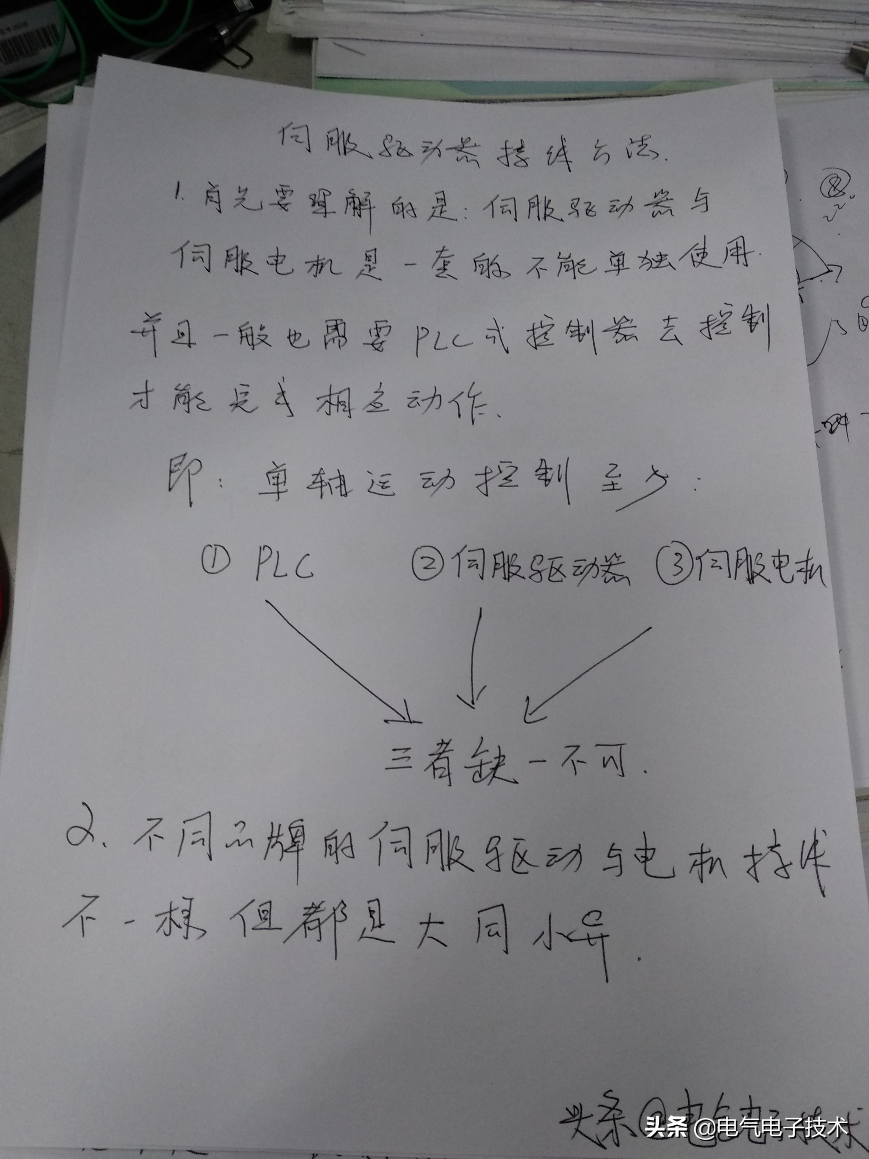 伺服驱动器与plc怎么接线,220v伺服驱动器怎么接线