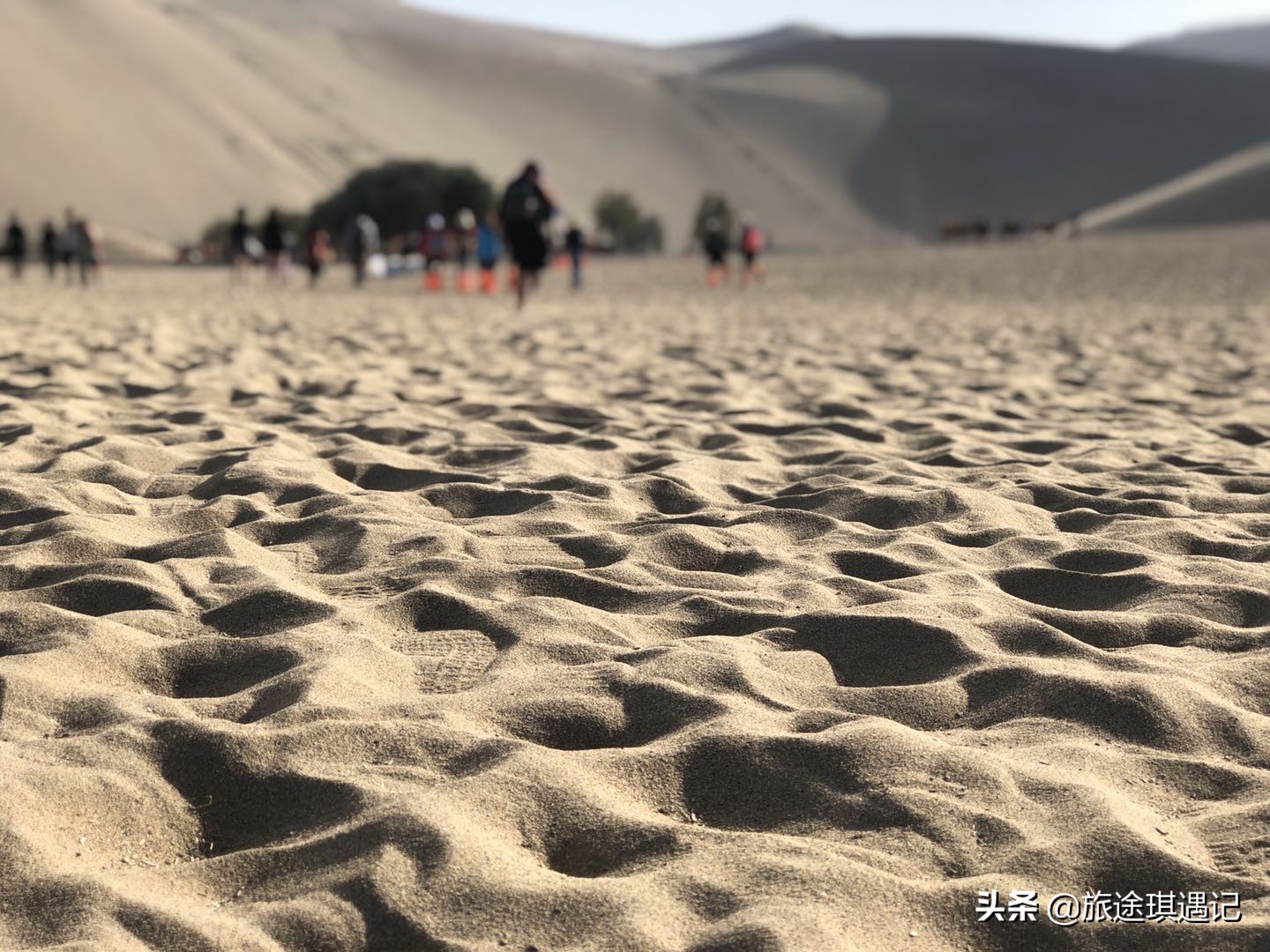 沙漠奇观月牙泉,敦煌月牙泉沙漠视频