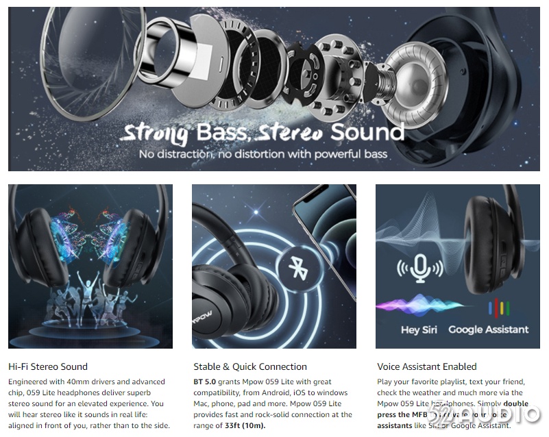 美国亚马逊蓝牙耳机排名,2019亚马逊蓝牙耳机爆款