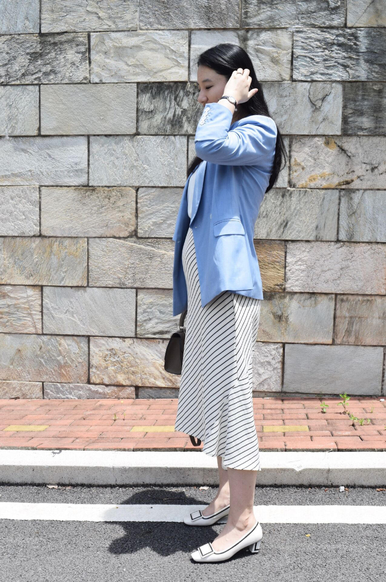 减龄清新孕期穿搭,孕期穿搭合集夏季