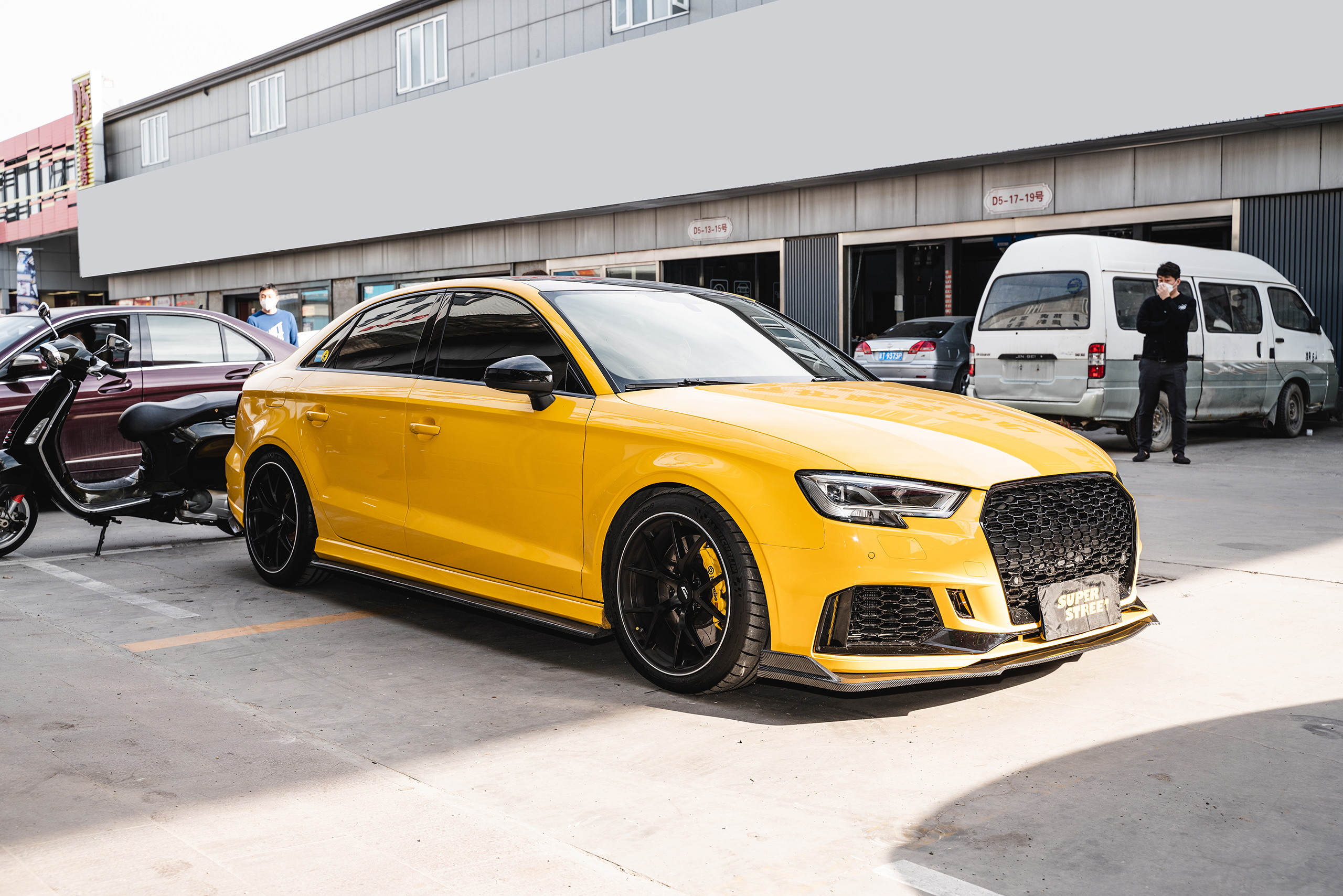 奥迪S3拆掉BILSTEINB16，换上KWV3绞牙避震，只想更舒适。