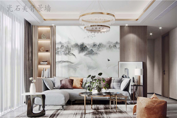 水刀大理石背景墙,石美石材背景墙