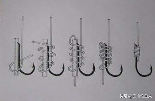 既简单又牢固的绑鱼钩方法,五种常用鱼钩的绑法总有一种适合