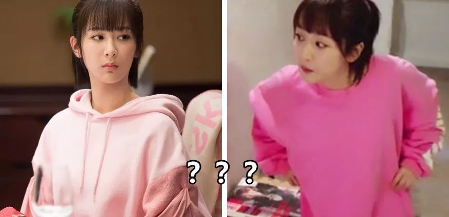 杨紫穿黑色连帽卫衣搭配,杨紫同款kk衣服