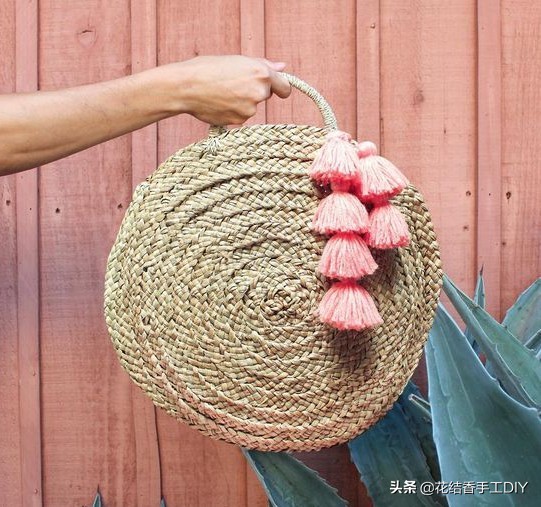 好看的毛线编织小包包,春天里的小包包