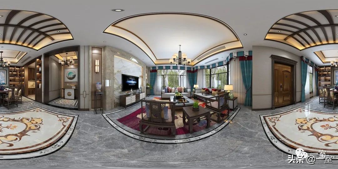 全景效果图最大的,如何出全景效果图