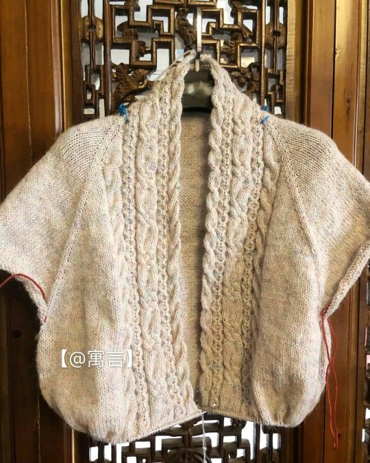 灯笼袖开衫外套编织,宽松灯笼袖外套