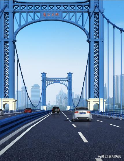 庞公大桥猫道,襄阳庞公至东津过江大桥