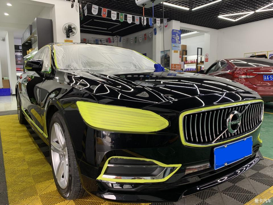 沃尔沃s90补漆小划痕,沃尔沃s60车漆修复