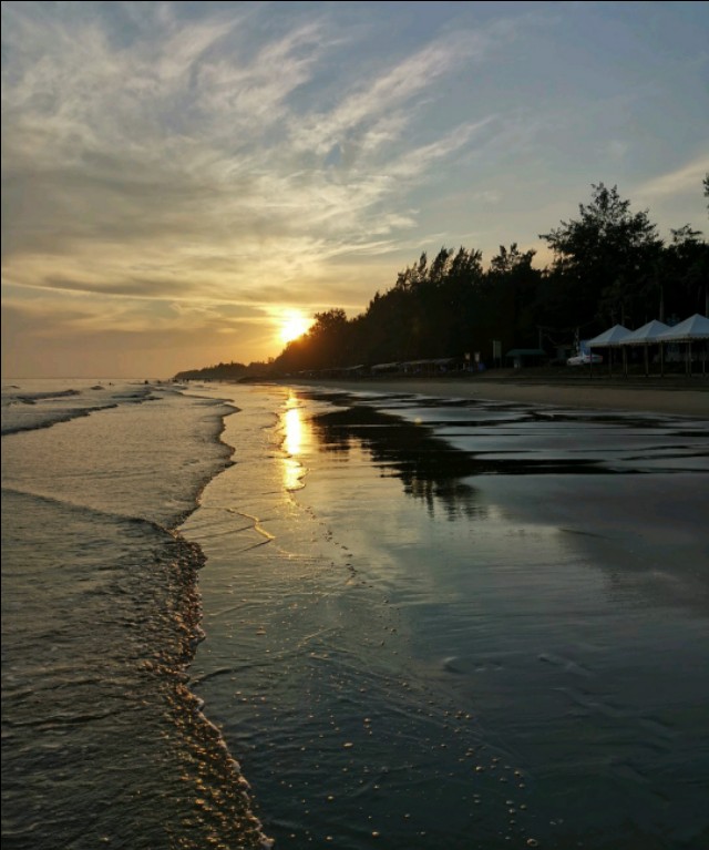 东兴边境线海岸线,广西东兴边境线