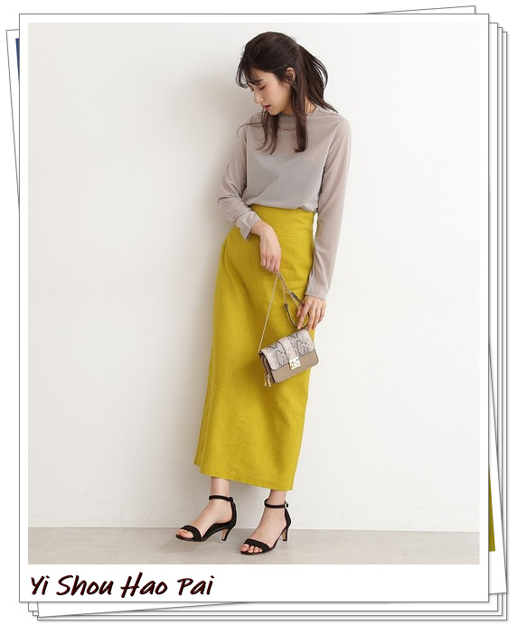 亚麻长半身裙如何搭配,亚麻裙半身裙怎么搭配上衣
