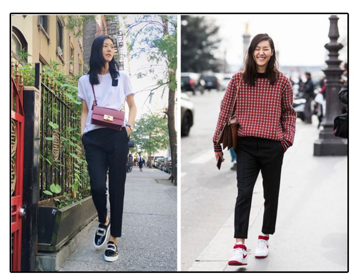 烟管裤秋冬搭配什么外搭,白裤子秋冬烟管裤穿搭