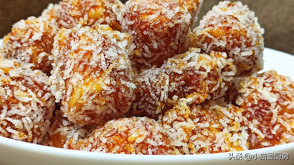 山药桂花糕超简单,亲手教你做山药糕点