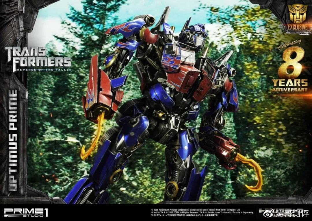 p1s变五擎天柱雕像,p1s能量战士擎天柱豪华版本