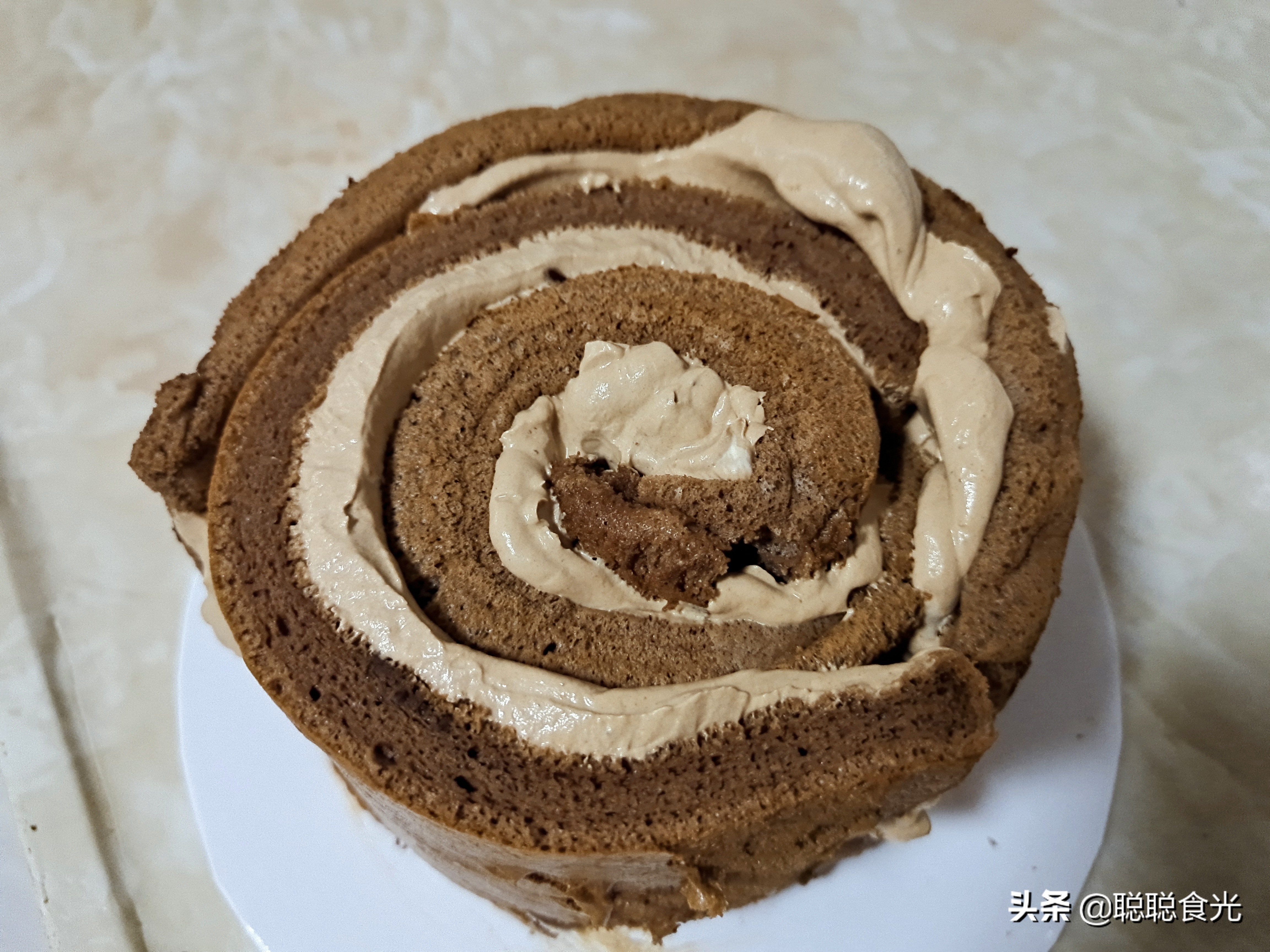 巧克力圣诞树蛋糕制作方法,圣诞节奶油巧克力蛋糕