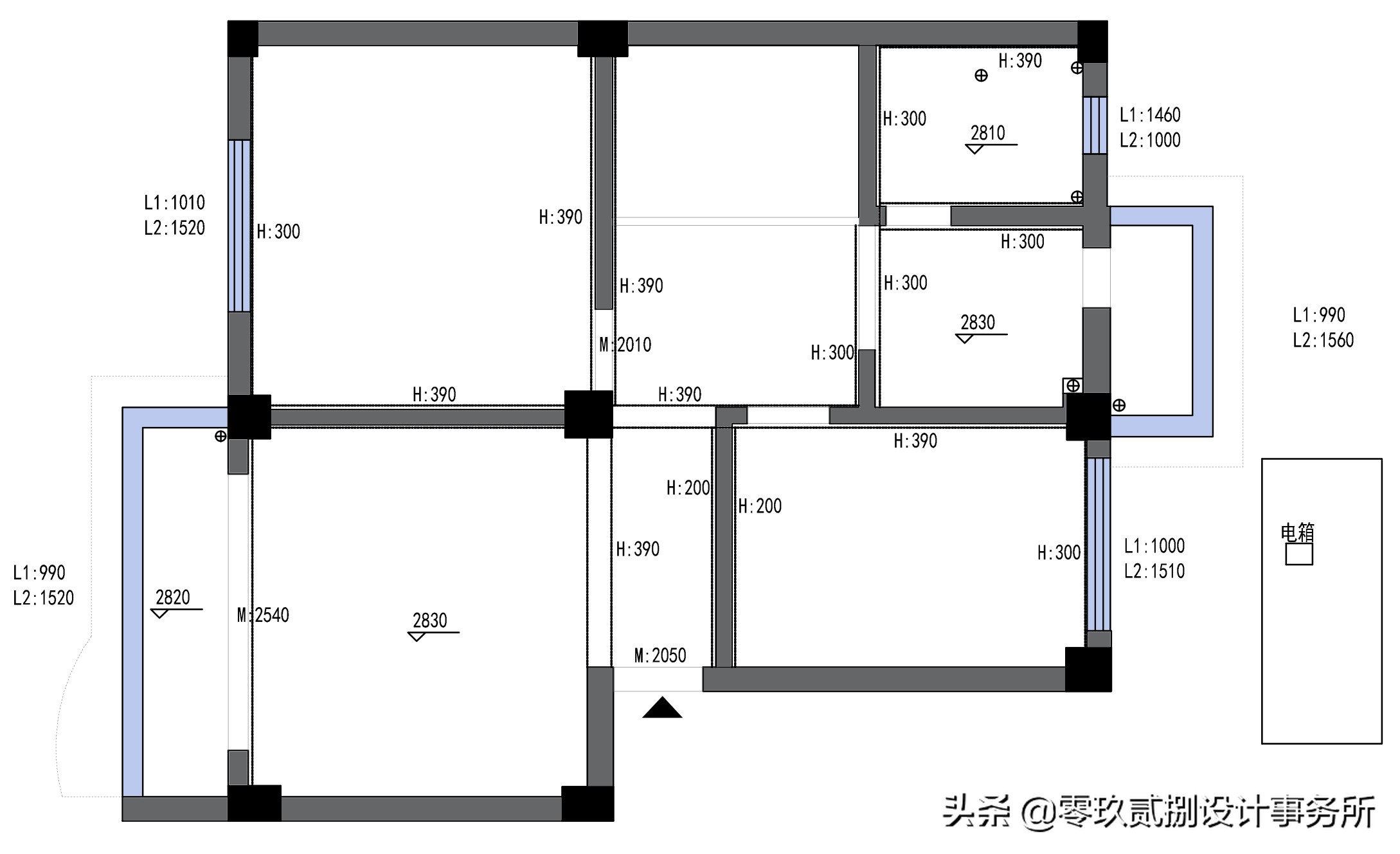 「零玖贰捌设计」65㎡“老破小”格局全改，变身阳光明媚小清新