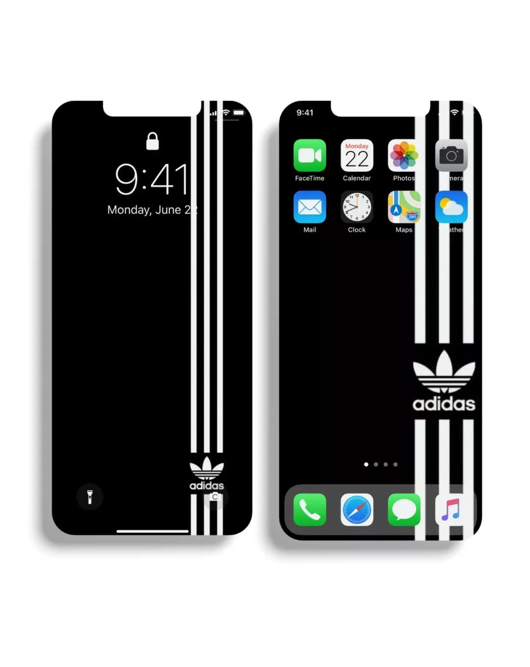 adidas炫彩壁纸高清版 (阿迪达斯超轻潮图壁纸)