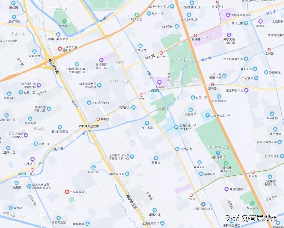 上海七宝房价下跌最快的区,飞机航线下的住宅有啥影响