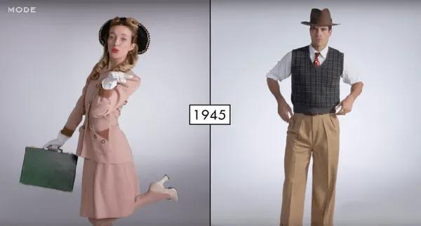 欧美100年穿衣变化,美国过去两百年的衣着变迁