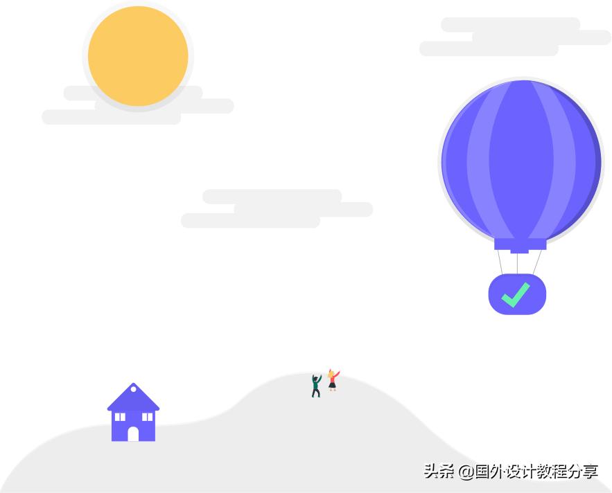 扁平矢量插画教程,矢量扁平插画怎么画