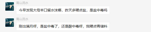 「答疑解惑」大母羊口留水沫，是盐中毒还是酸中毒？