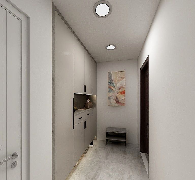 金地三千府别墅装修庭院实景,金地三千府装修设计案例效果图