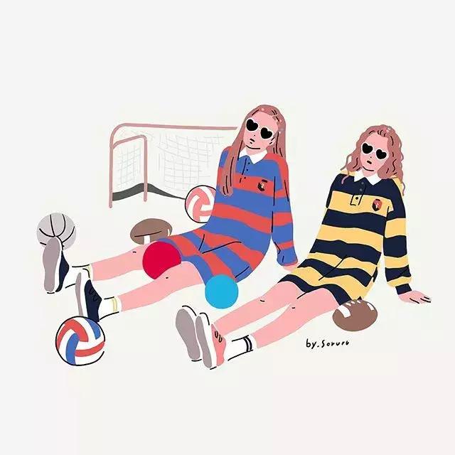 她笔下的可爱女孩，让你看懂穿衣打扮的正确要素~