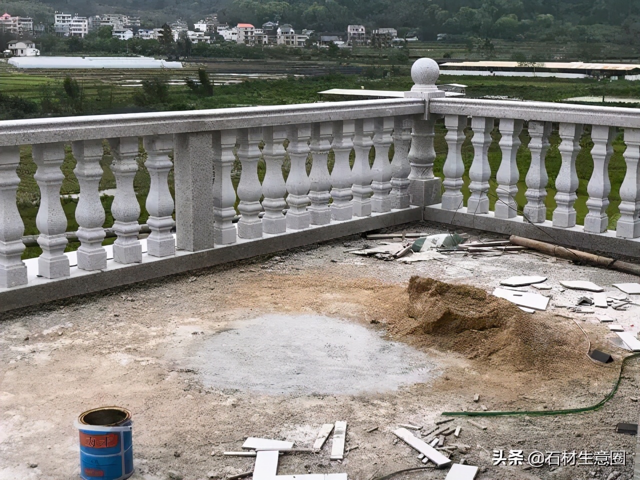 石材栏杆高档,天然石材栏杆样式