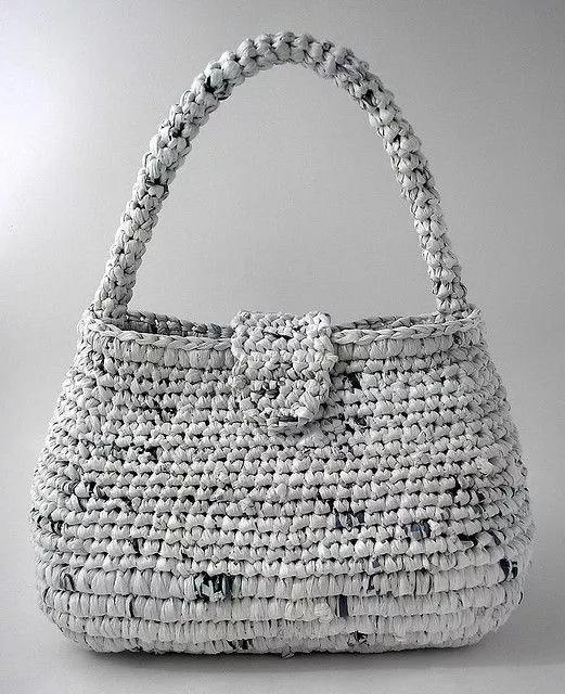 塑料袋手工编织视频,塑料袋编织篮子视频教程