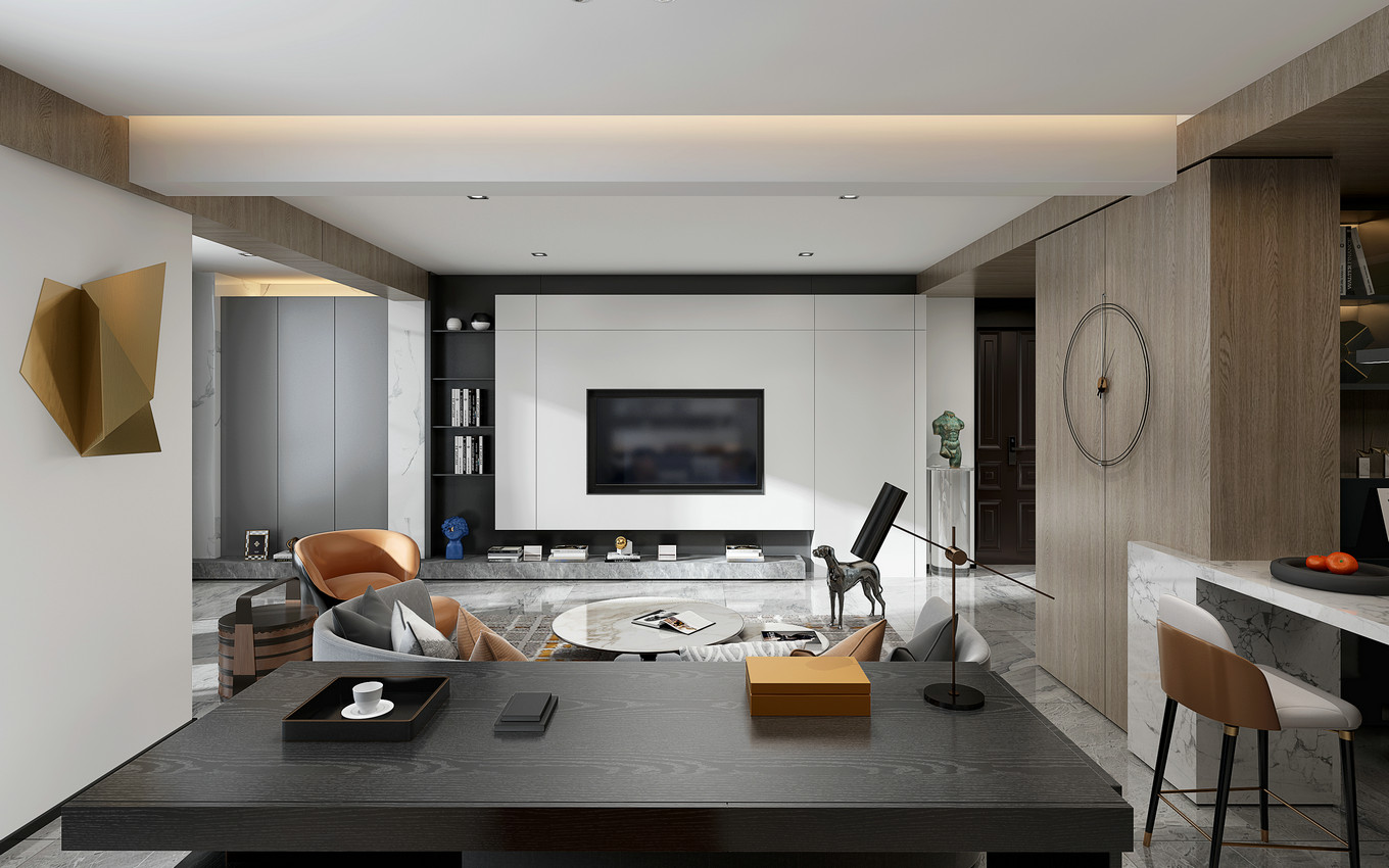 3dmax平面模型设计图,3dmax室内设计效果图带cad施工图