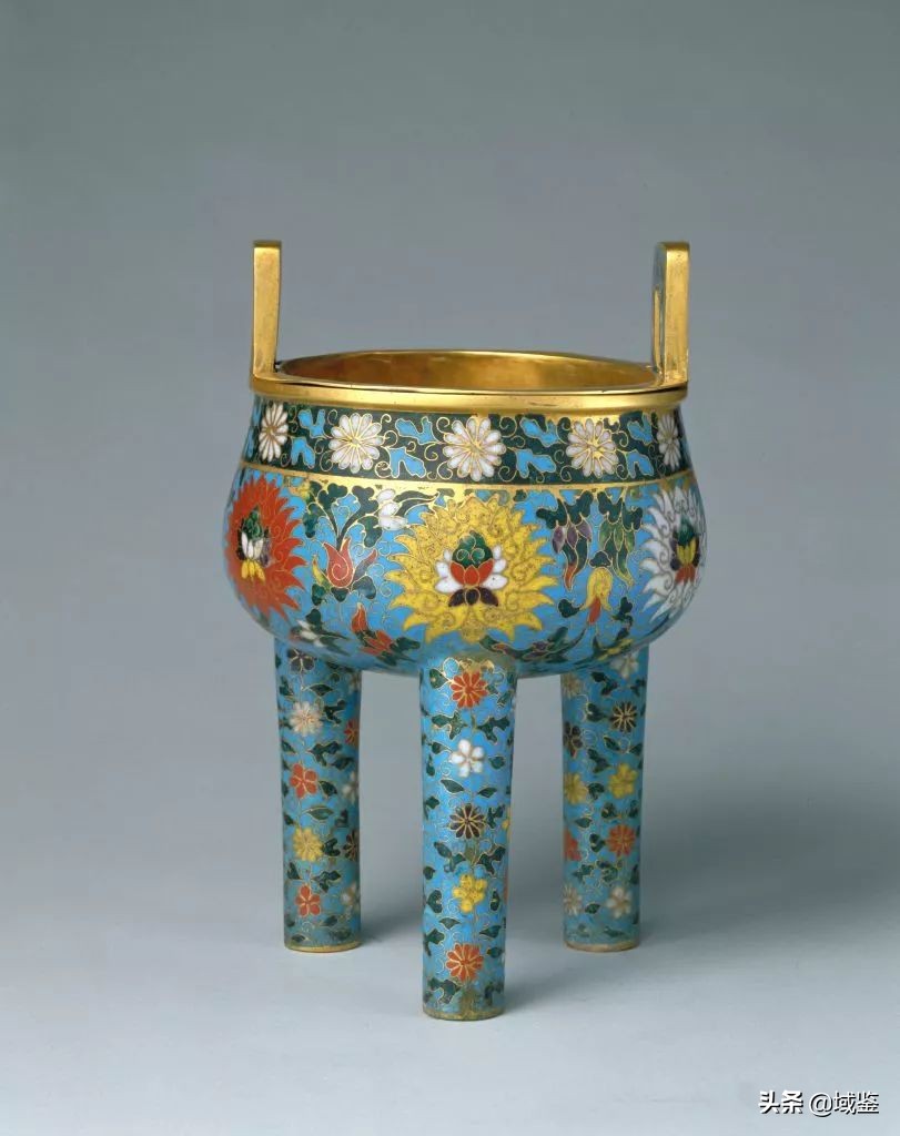 大清乾隆年制景泰蓝宫廷人物花瓶,北京金氏宫廷景泰蓝工艺品制作