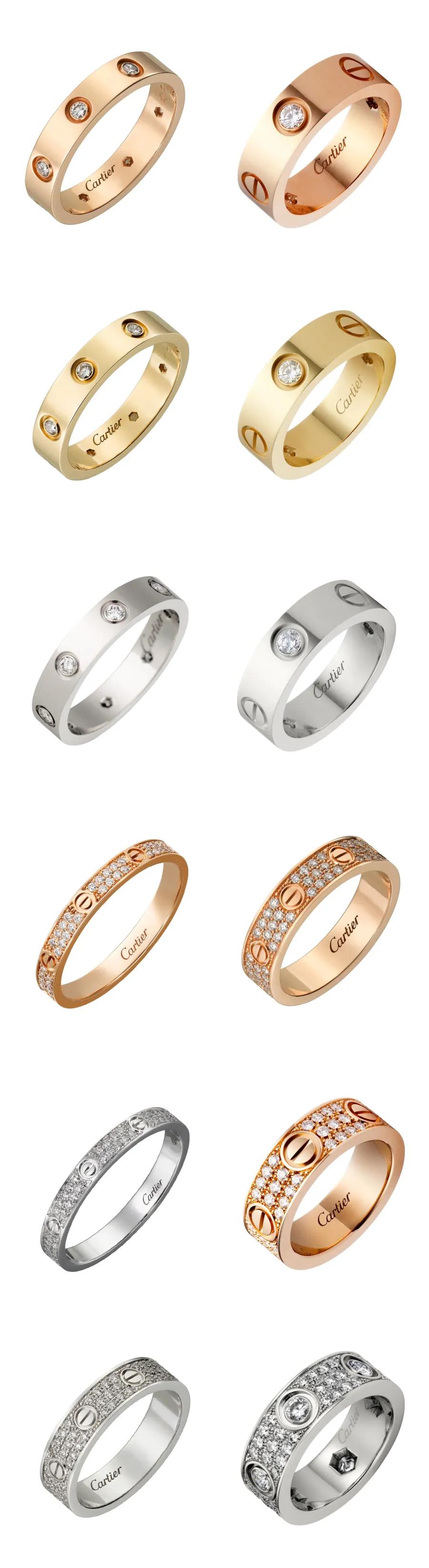 128对国际大牌对戒合集,结婚10周年纪念对戒推荐