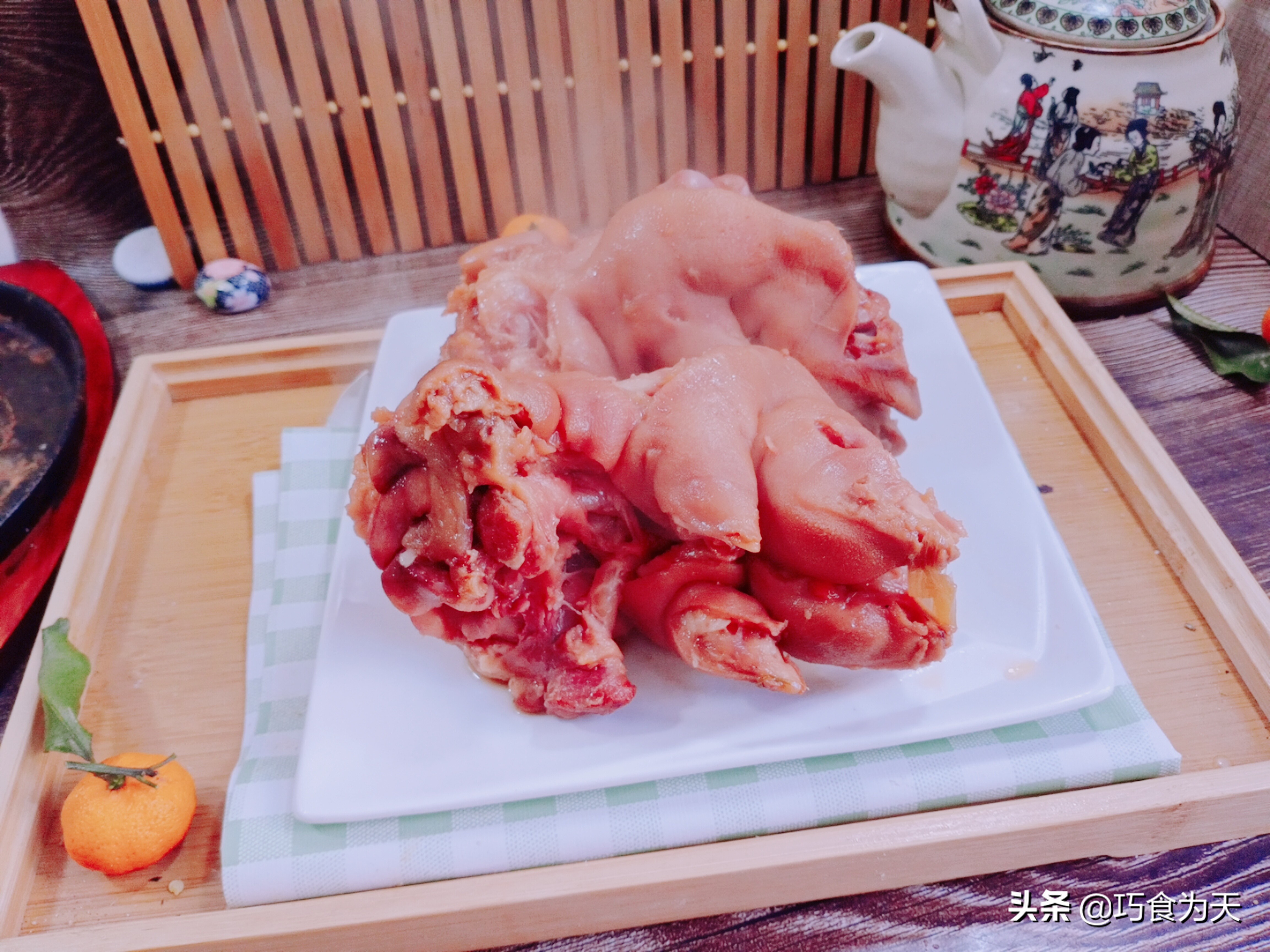 美味的猪蹄，选直的好还是选弯的好，从业30年猪肉摊主的5招