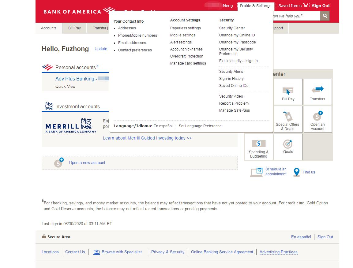 bankofamerica网银怎么汇款回国,美国boa银行如何转账