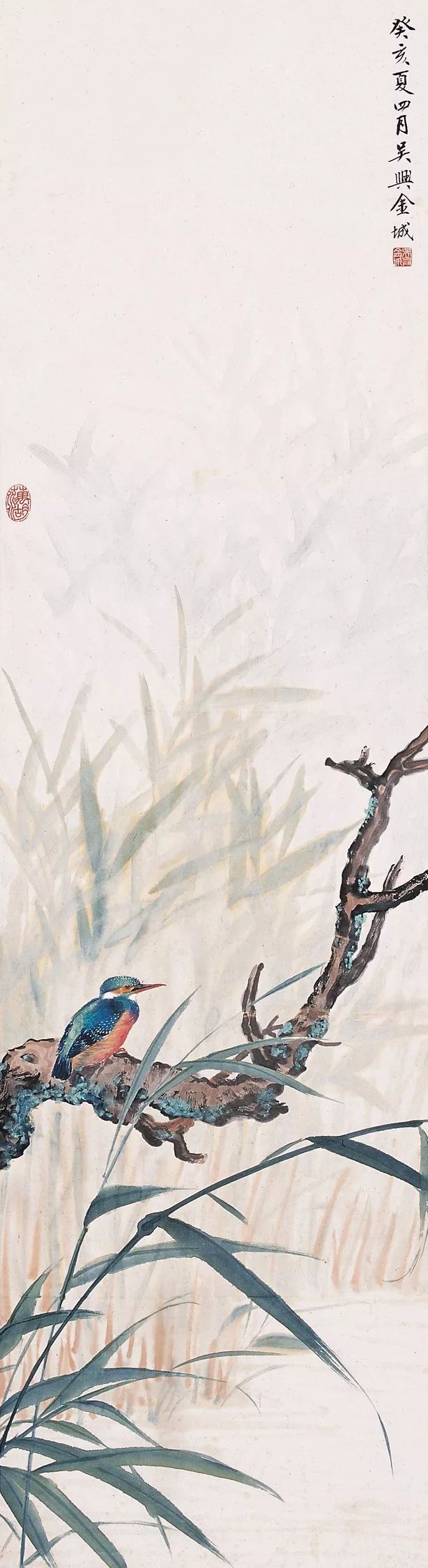 他45岁之前以临摹为主，46岁后创作即达高峰