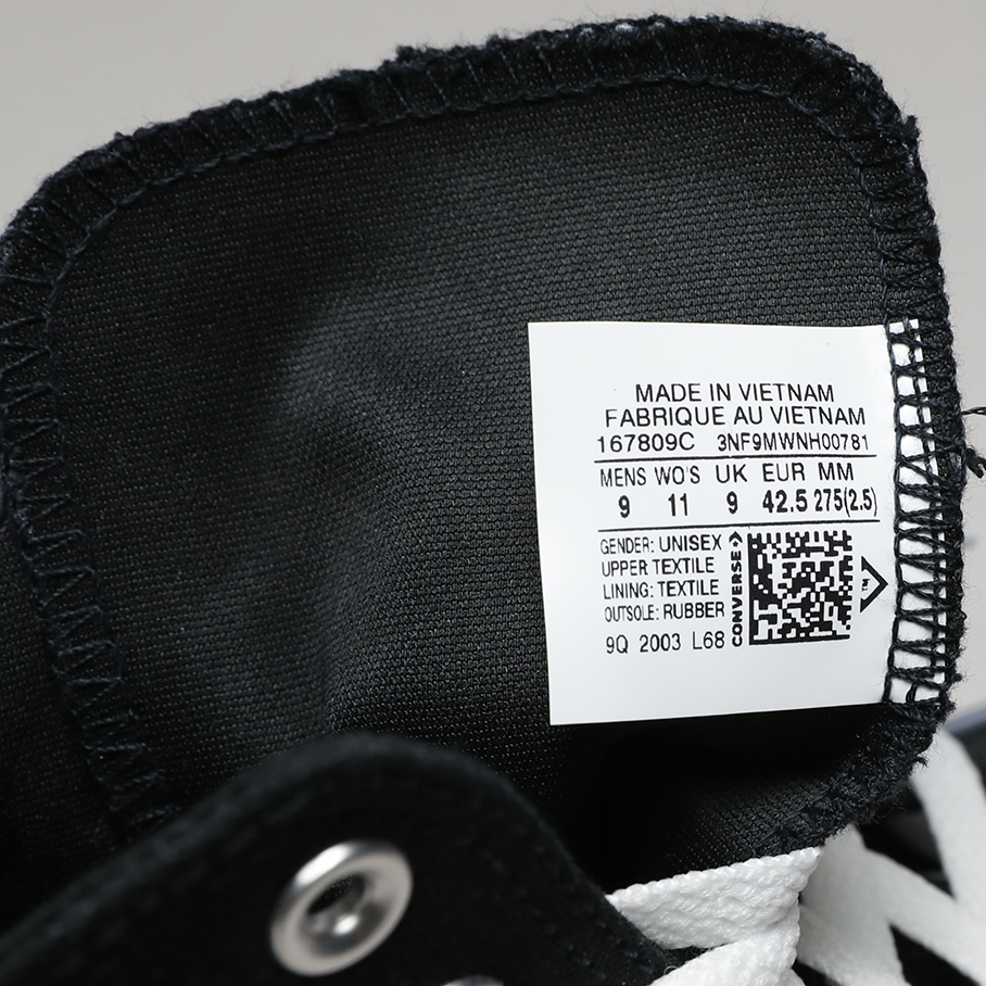 匡威银灰色高帮帆布鞋,脚感爆炸帆布鞋