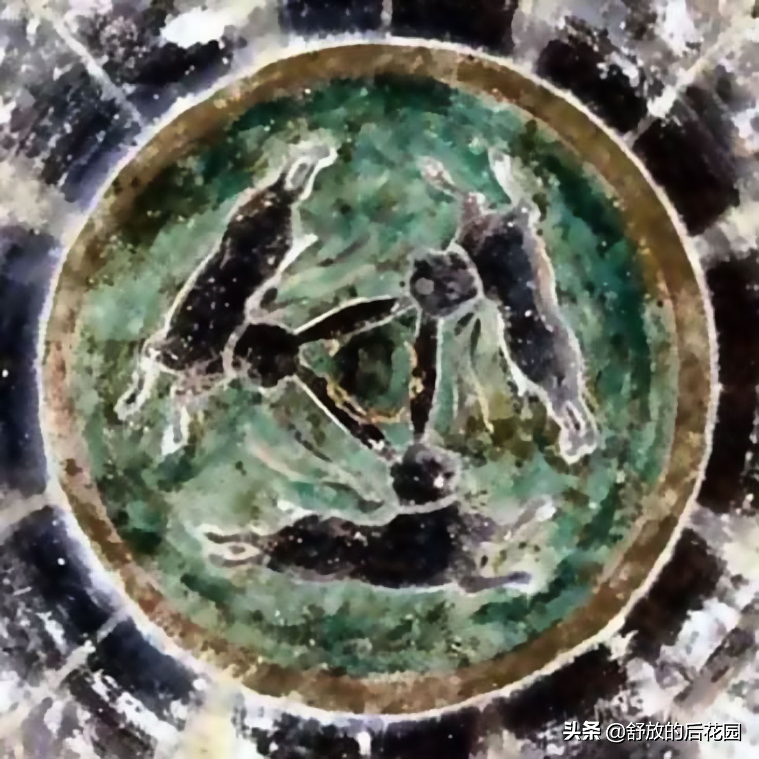 嫦娥五号带回的月图长什么样,神秘三兔共耳图片